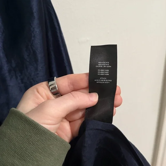 Aritzia Babaton Caspar Satin Dress - Size 2XS - Picture 12 of 12